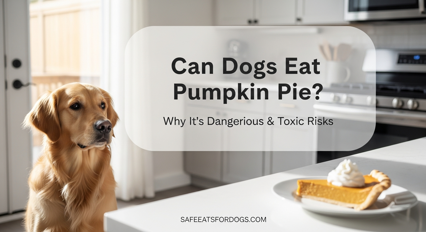 Can Dogs Eat Pumpkin Pie? Why It's Dangerous & Toxic Risks